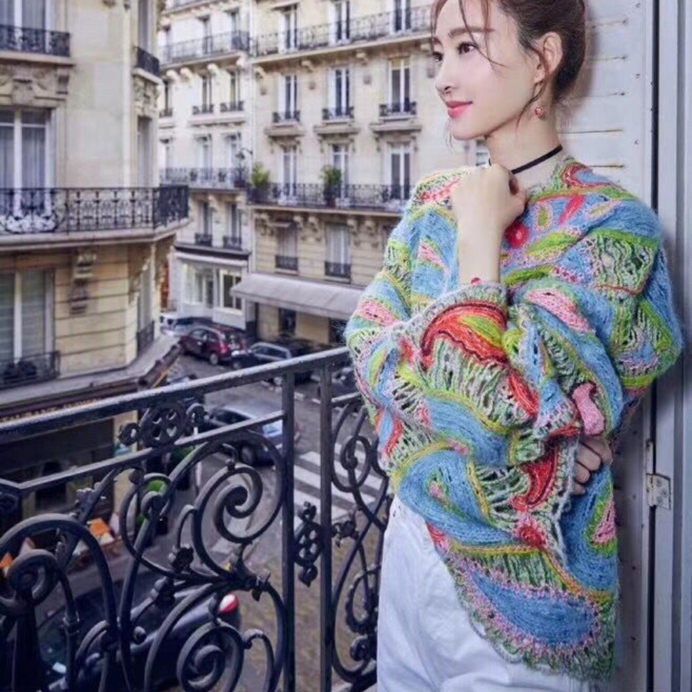 Rainbow color Sweater